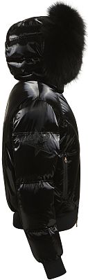 Превью Женская горнолыжная куртка Куртка горнолыжная HIGH SOCIETY Victoria Nebula Black